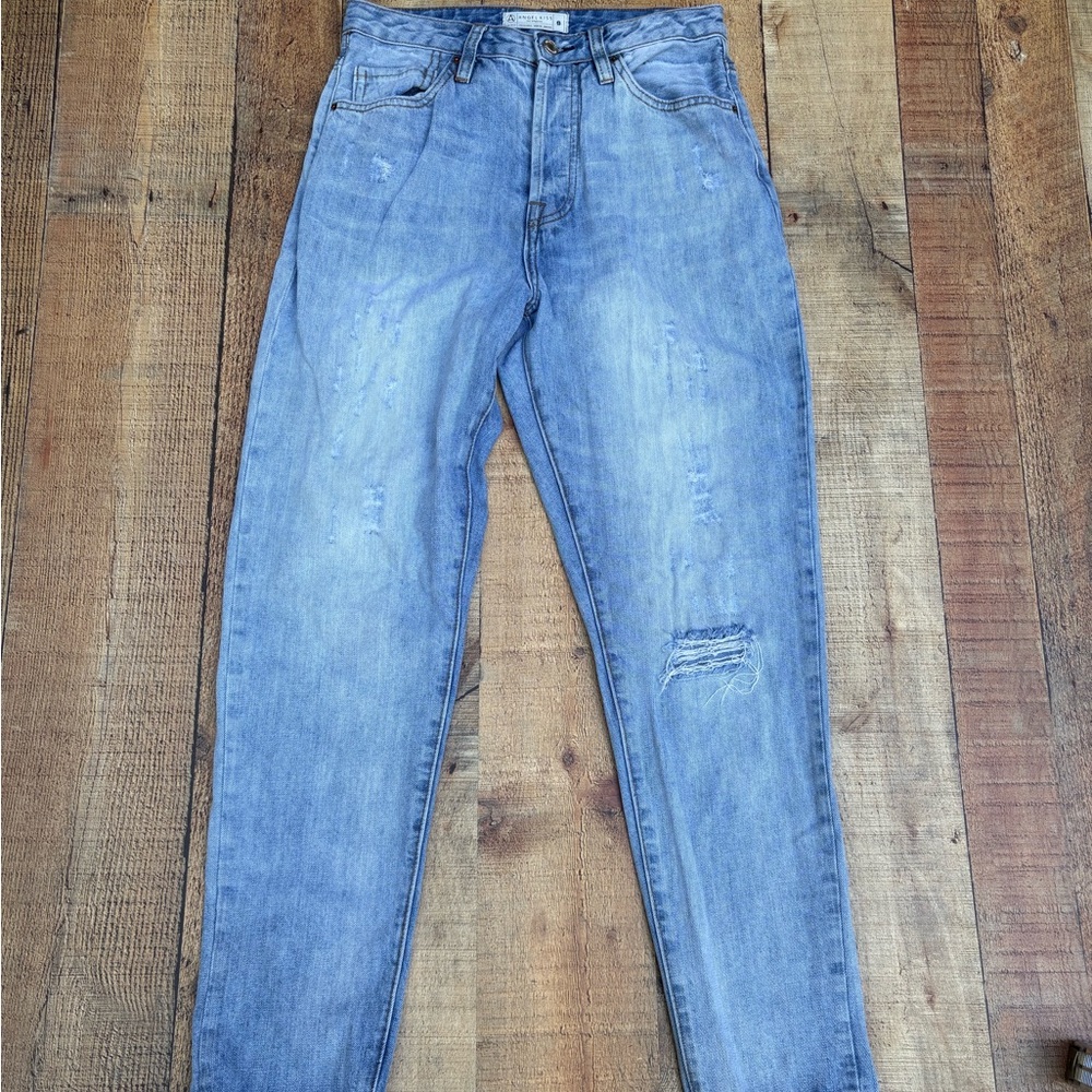 Angel Kiss Los Angeles women’s Denim Skinny Jeans - Light Blue